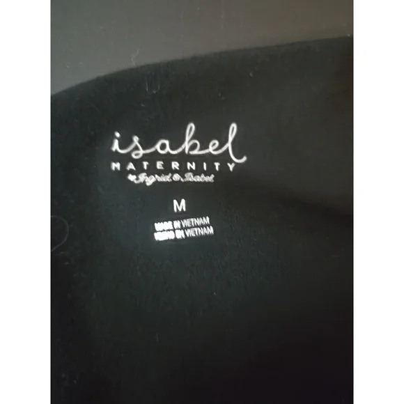 Isabel Maternity Women's Black Sleeveless Stretch Bodycon Dress Size Medium - Picture 4 of 5